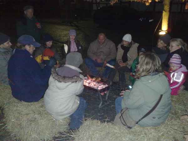 Stockbrotsystem im Einsatz
